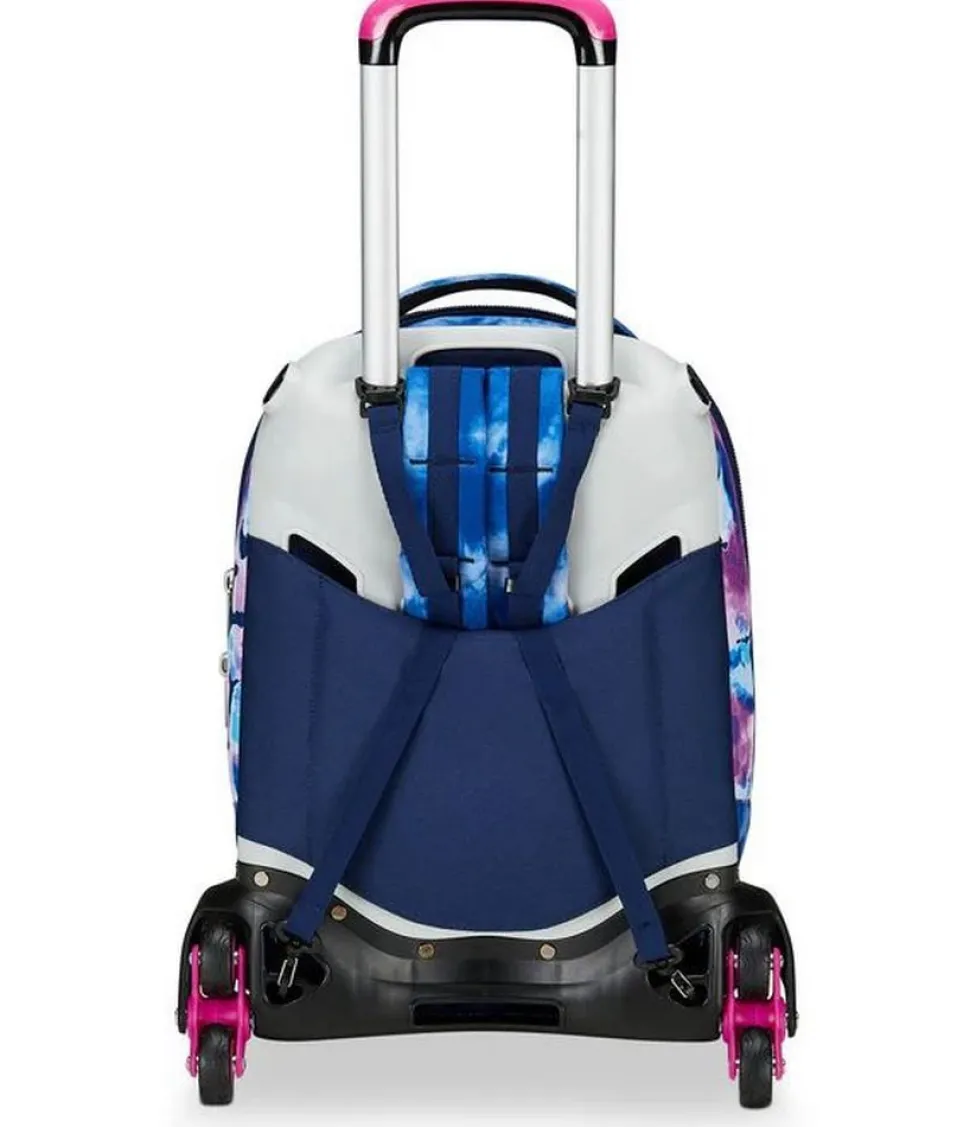 Trolley scuola Seven Jack 3 ruote Custom Cloud