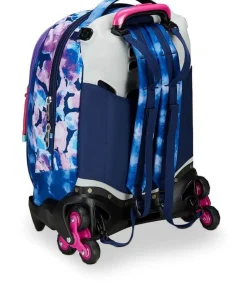 Trolley scuola Seven Jack 3 ruote Custom Cloud