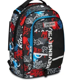Trolley scuola Seven Jack 3 ruote Half Street