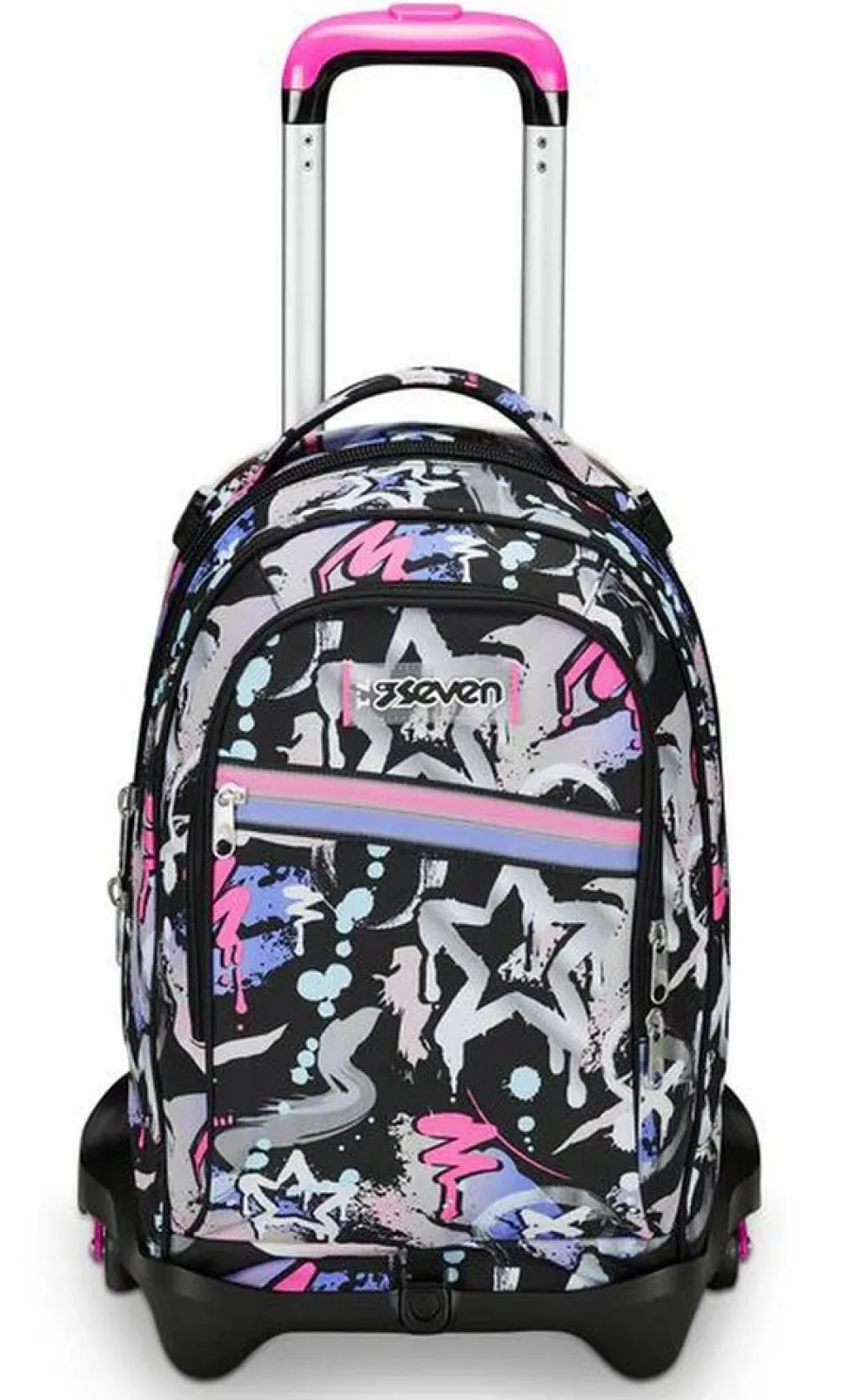 Trolley scuola Seven Jack 3 ruote Mark On Girl