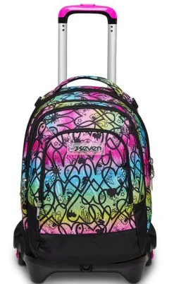Trolley scuola Seven Jack 3 ruote Detach Colour Expression