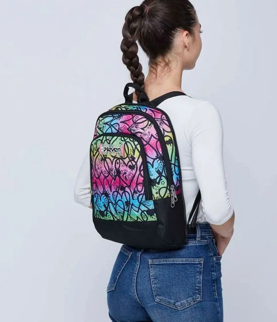 Trolley scuola Seven Jack 3 ruote Detach Colour Expression