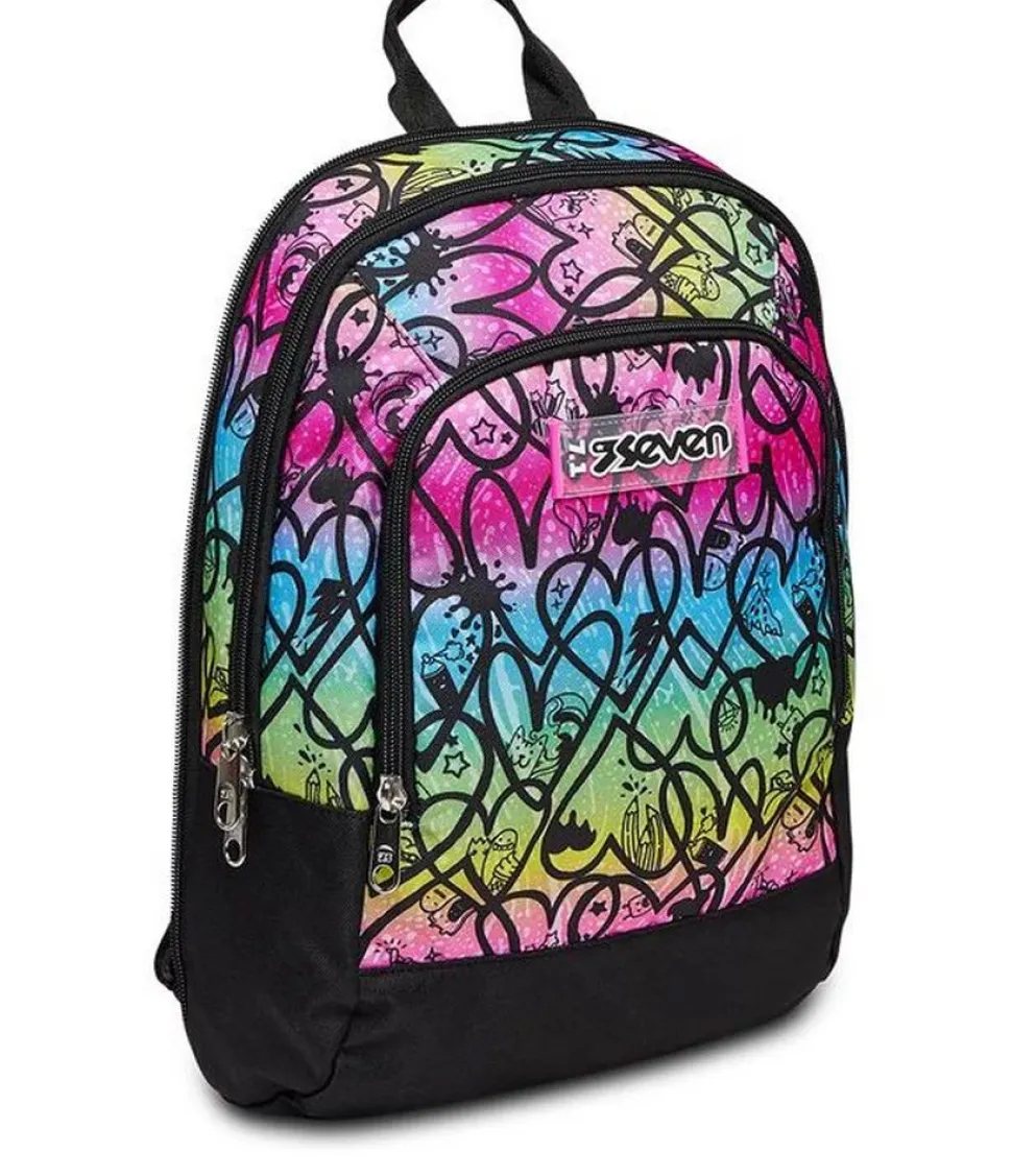 Trolley scuola Seven Jack 3 ruote Detach Colour Expression