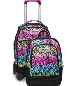 Trolley scuola Seven Jack 3 ruote Detach Colour Expression