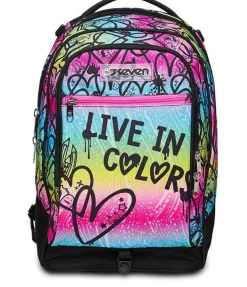 Trolley scuola Seven Jack 3 ruote Colour Expression