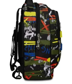 Trolley scuola Seven Jack 3 ruote Fluo Belts