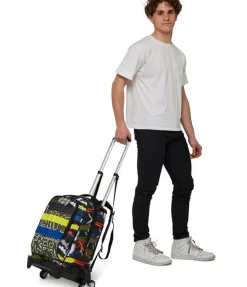 Trolley scuola Seven Jack 3 ruote Fluo Belts