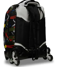 Trolley scuola Seven Jack 3 ruote Fluo Belts