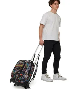 Trolley scuola Seven Jack 3 ruote Dye On