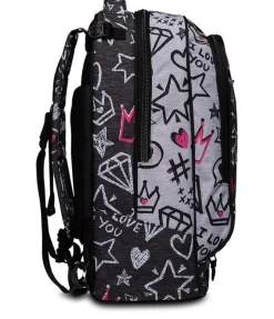 Trolley scuola Seven Jack 2 ruote Zipper Glamy