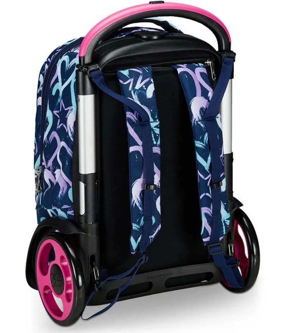 Trolley scuola Seven Tyre Crystal Purple