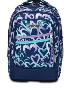 Trolley scuola Seven Tyre Crystal Purple