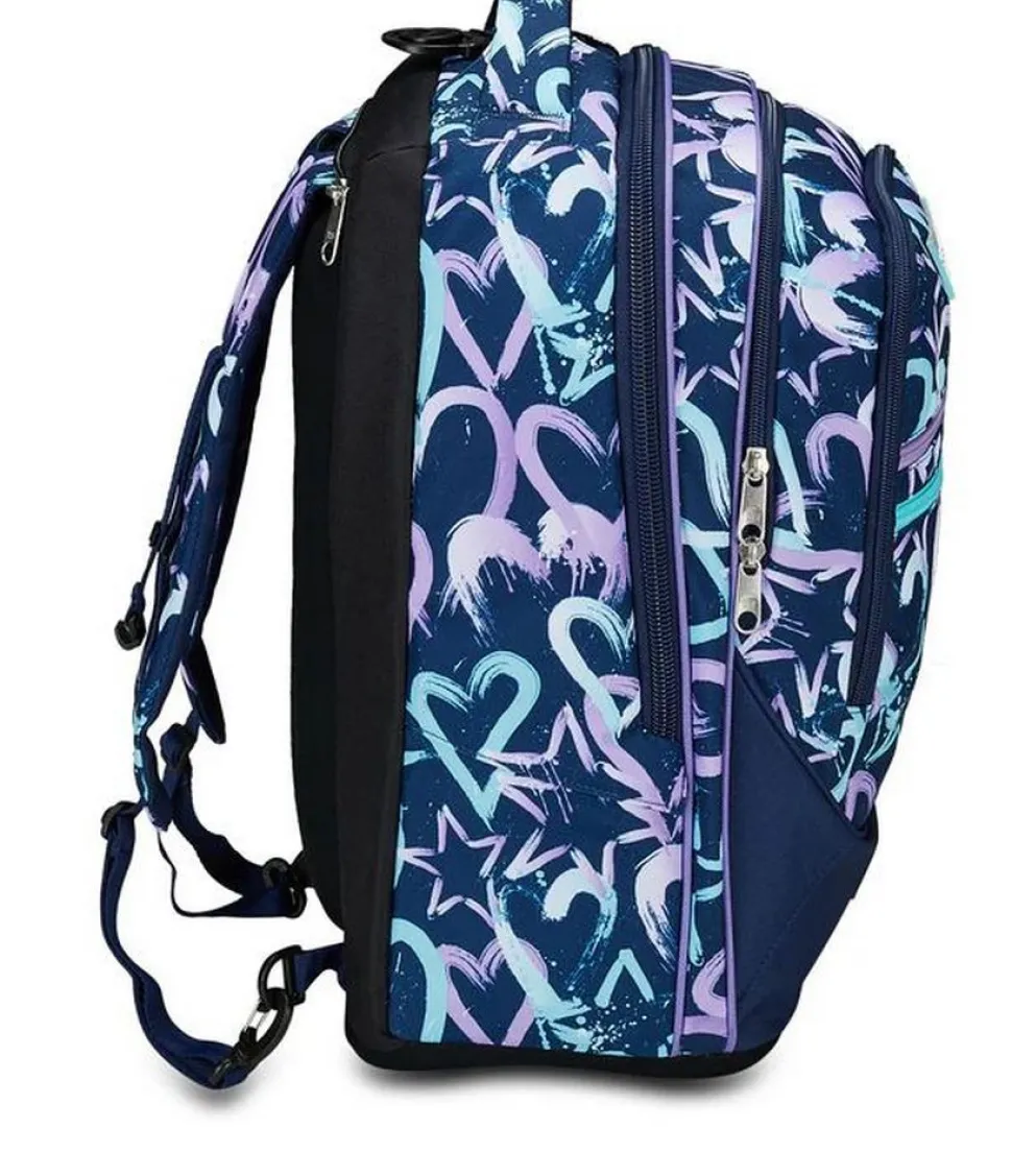 Trolley scuola Seven Tyre Crystal Purple