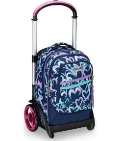 Trolley scuola Seven Tyre Crystal Purple
