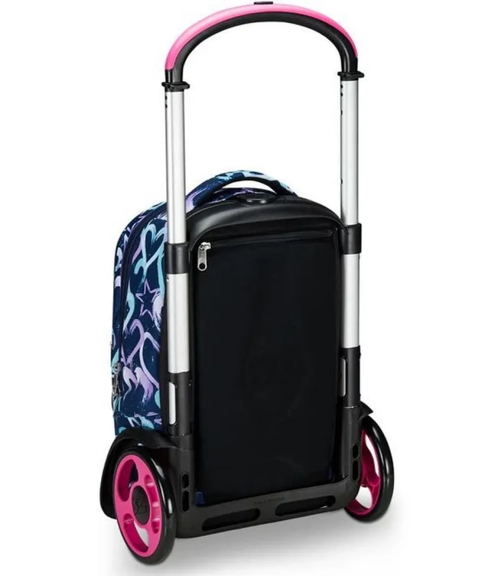 Trolley scuola Seven Tyre Crystal Purple