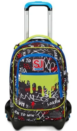 Trolley scuola SJ Jack 3 ruote Born to Fun