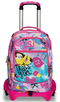 Trolley scuola SJ Jack 3 ruote Clack It Girl