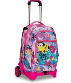 Trolley scuola SJ Jack 2 ruote Clack It Girl