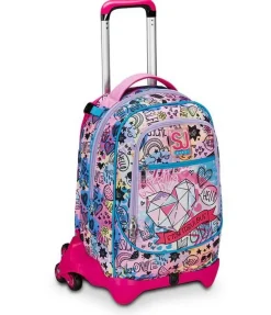 Trolley scuola SJ Jack 3 ruote Colorjam