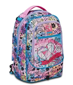 Trolley scuola SJ Jack 3 ruote Colorjam