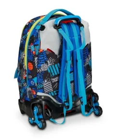Trolley scuola SJ Jack 3 ruote Go to Space