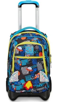 Trolley scuola SJ Jack 2 ruote Go to Space