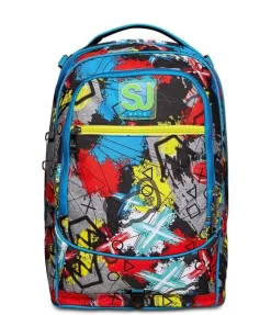 Trolley scuola SJ Jack 3 ruote Glitzled Boy