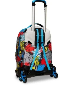 Trolley scuola SJ Jack 3 ruote Glitzled Boy