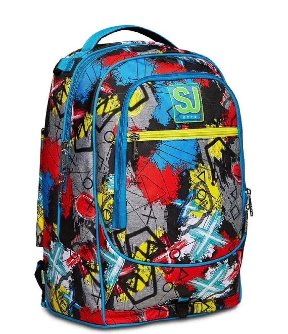 Trolley scuola SJ Jack 2 ruote Glitzled Boy