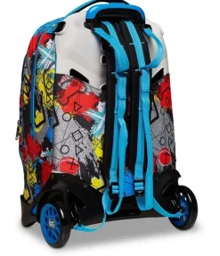 Trolley scuola SJ Jack 2 ruote Glitzled Boy