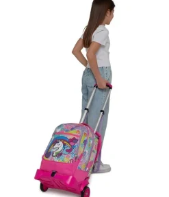 Trolley scuola SJ Jack 2 ruote MagicFlip Girl