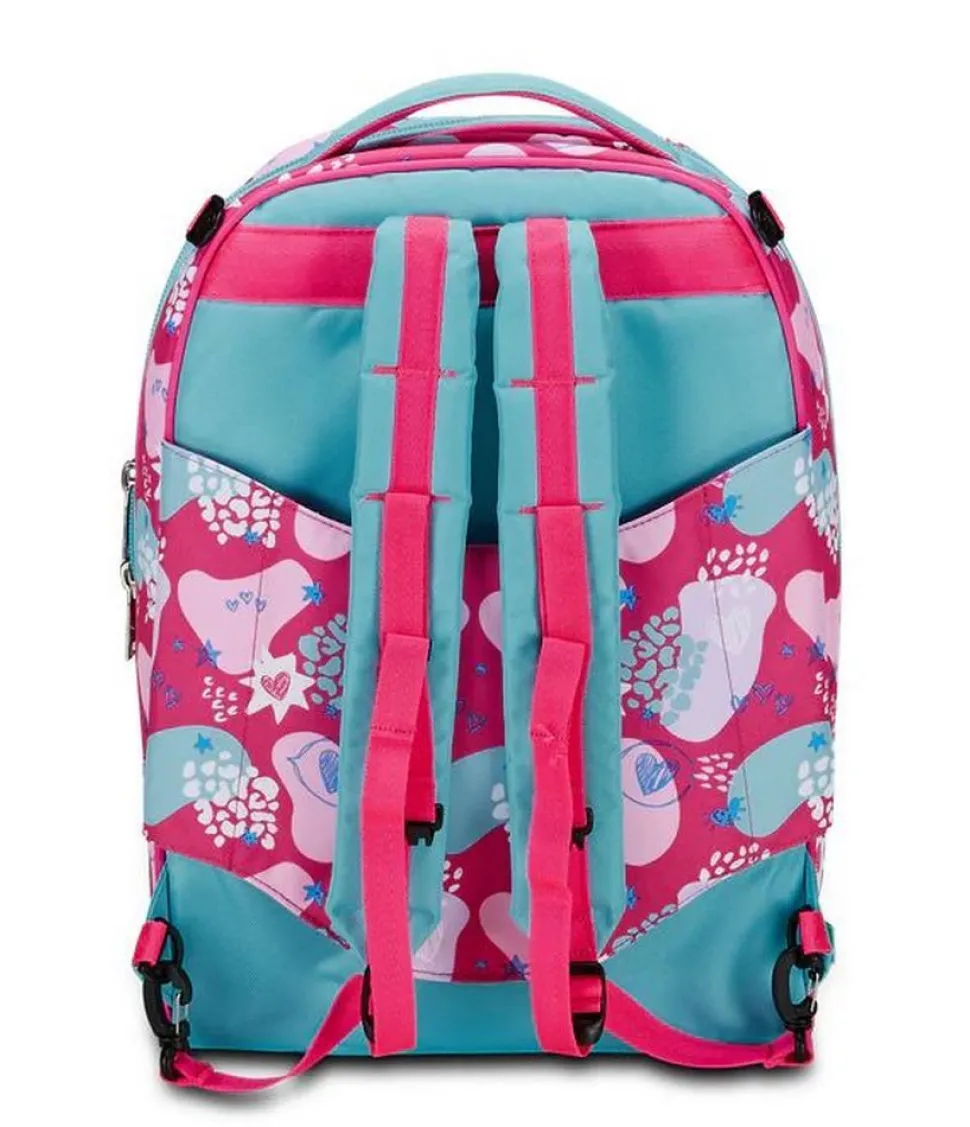 Trolley scuola SJ Jack 2 ruote Pinkfur