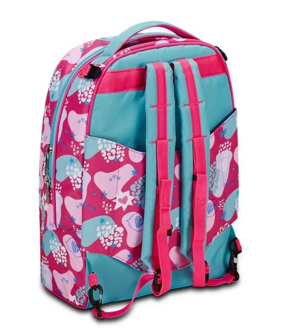 Trolley scuola SJ Jack 2 ruote Pinkfur