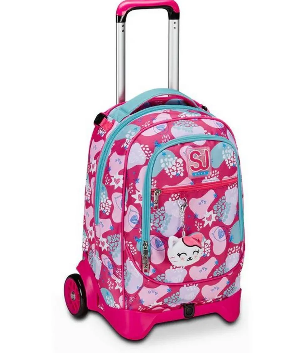 Trolley scuola SJ Jack 2 ruote Pinkfur