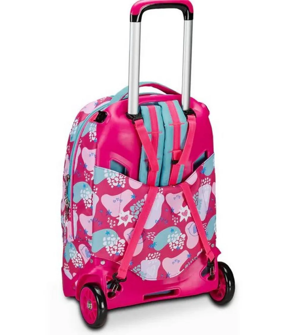 Trolley scuola SJ Jack 2 ruote Pinkfur