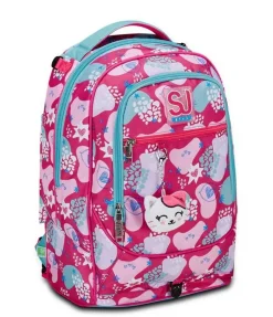 Trolley scuola SJ Jack 3 ruote Pinkfur
