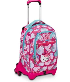 Trolley scuola SJ Jack 3 ruote Pinkfur