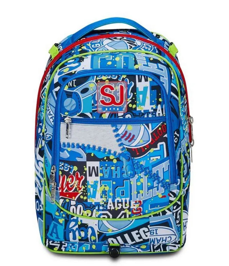 Trolley scuola SJ Jack 3 ruote Realbasket