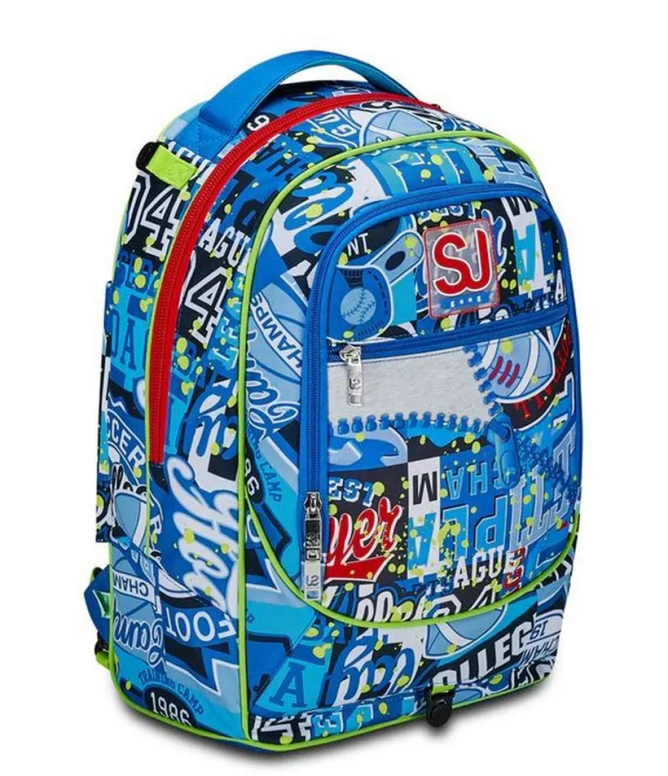 Trolley scuola SJ Jack 3 ruote Realbasket