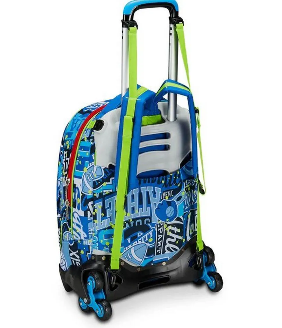 Trolley scuola SJ Jack 3 ruote Realbasket