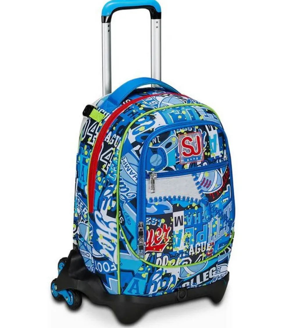 Trolley scuola SJ Jack 3 ruote Realbasket