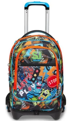 Trolley scuola SJ Jack 3 ruote Rushpack