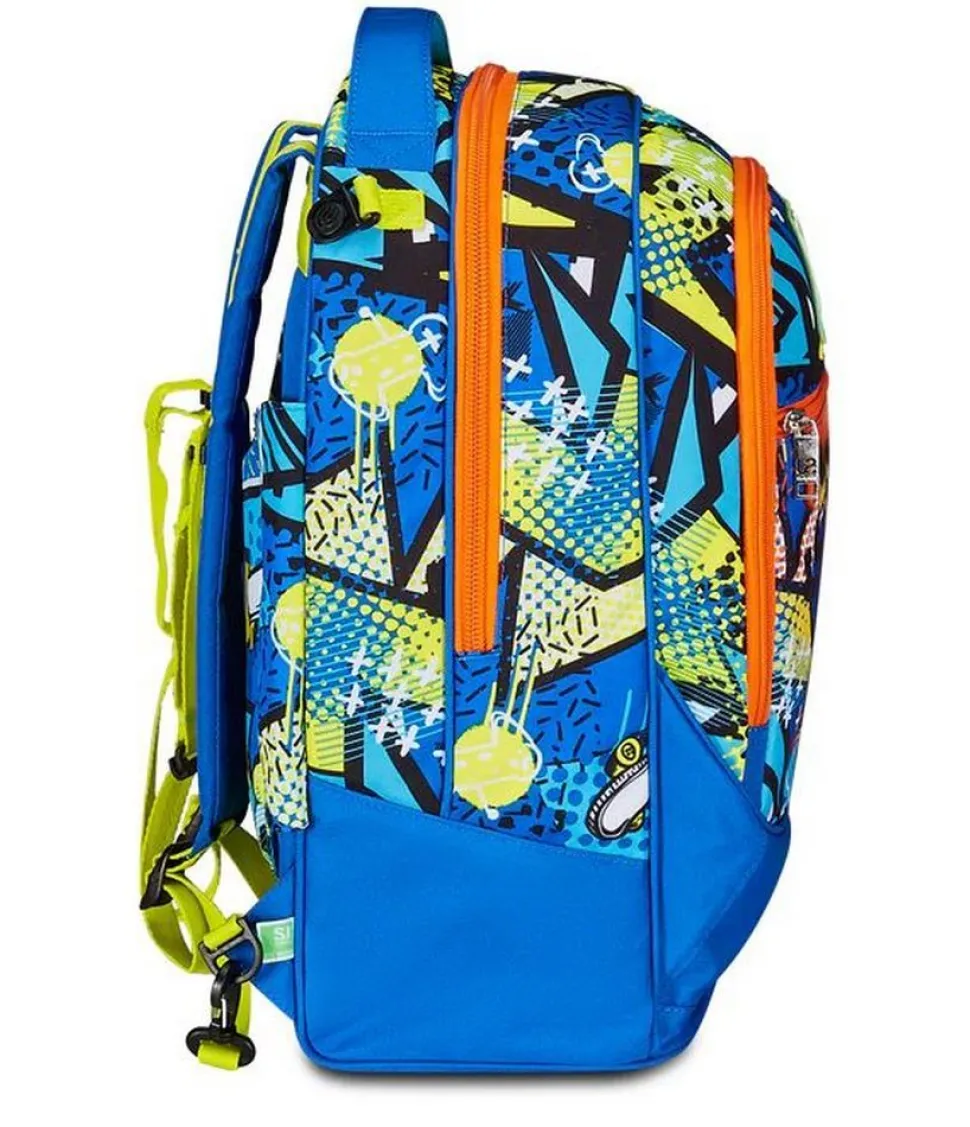 Trolley scuola SJ Jack 3 ruote Sphere Full Boy