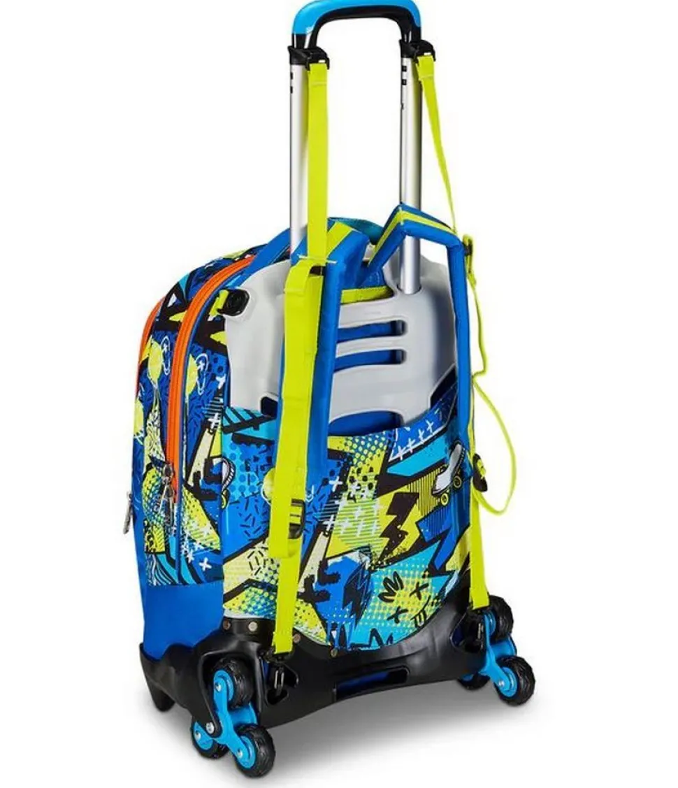 Trolley scuola SJ Jack 3 ruote Sphere Full Boy
