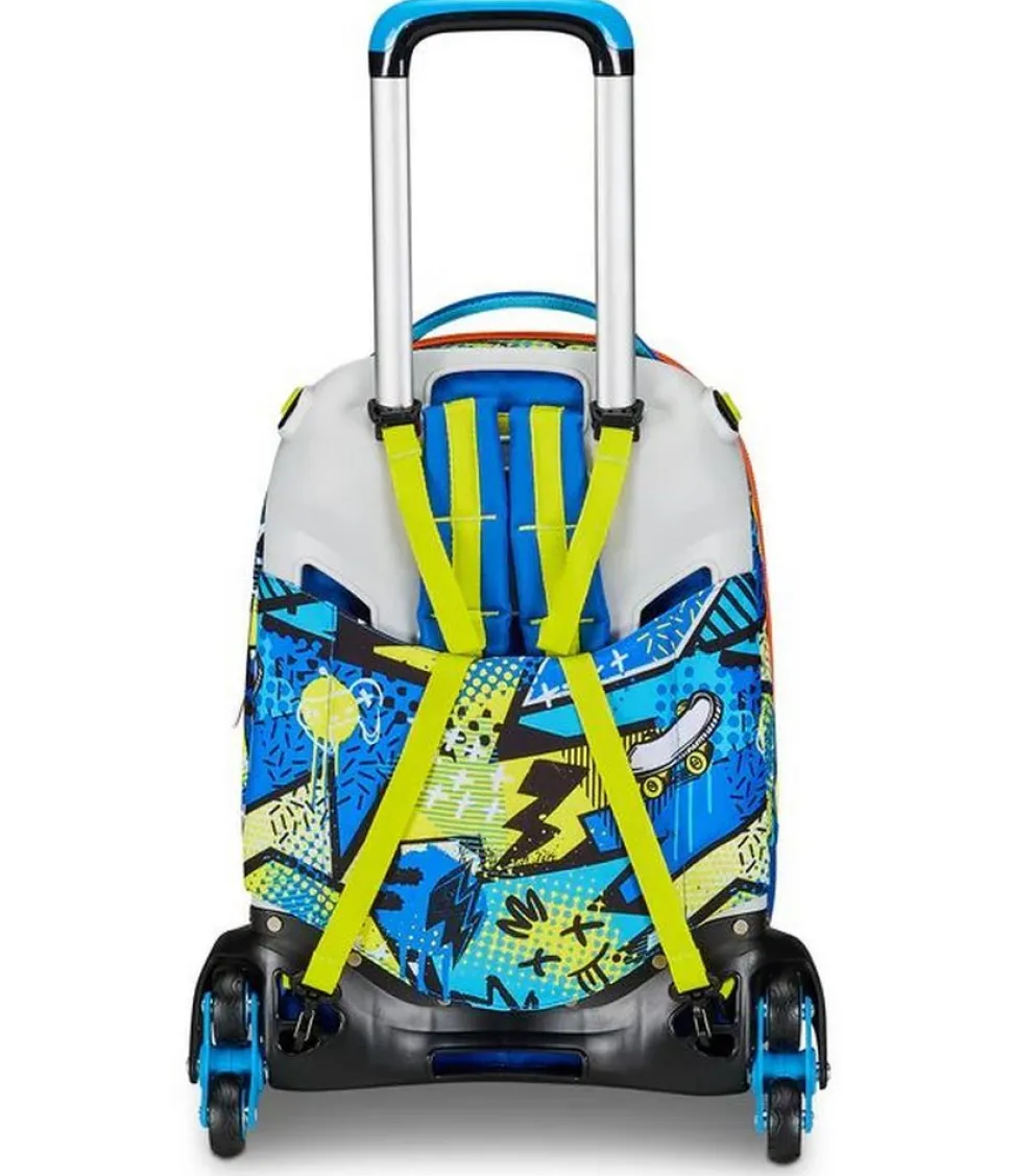 Trolley scuola SJ Jack 3 ruote Sphere Full Boy