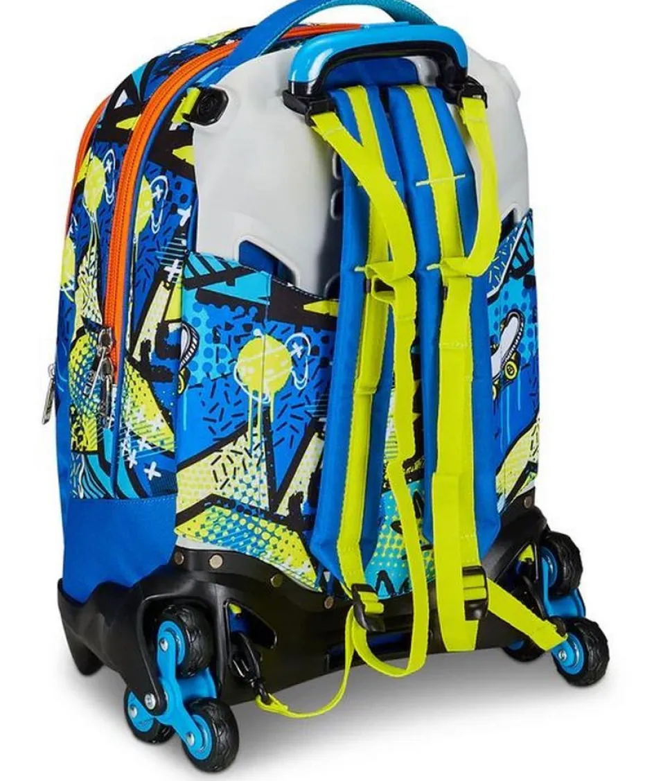 Trolley scuola SJ Jack 3 ruote Sphere Full Boy
