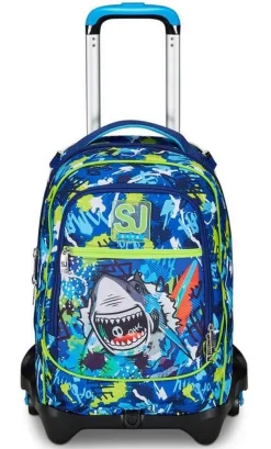 Trolley scuola SJ Jack 3 ruote Sharkstory