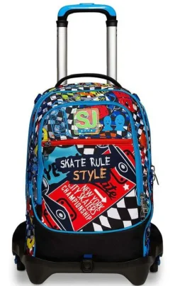 Trolley scuola SJ Jack 3 ruote Trickflip Boy