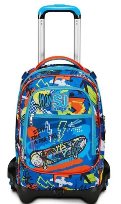 Trolley scuola SJ Jack 3 ruote Trickyled