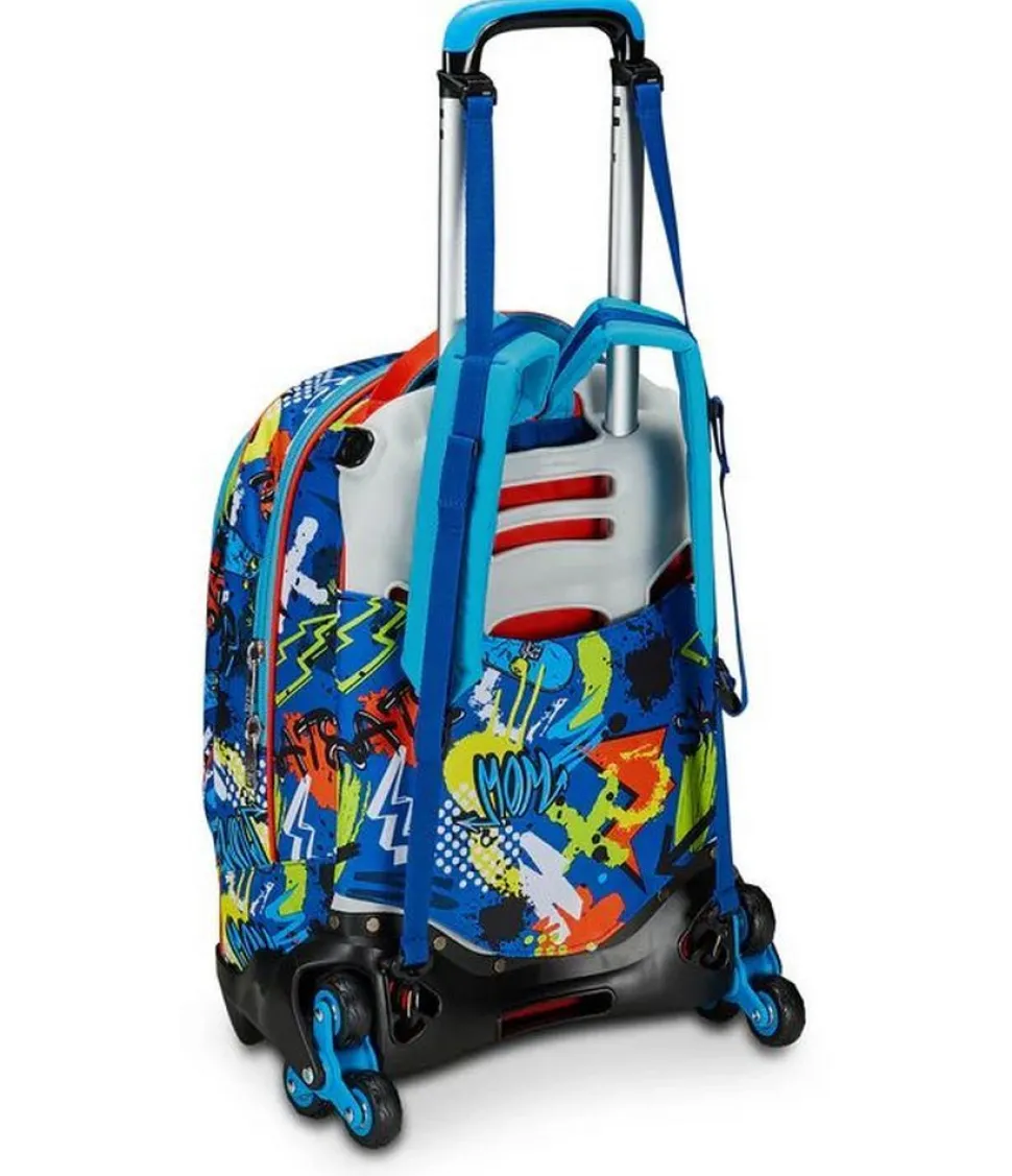Trolley scuola SJ Jack 3 ruote Trickyled